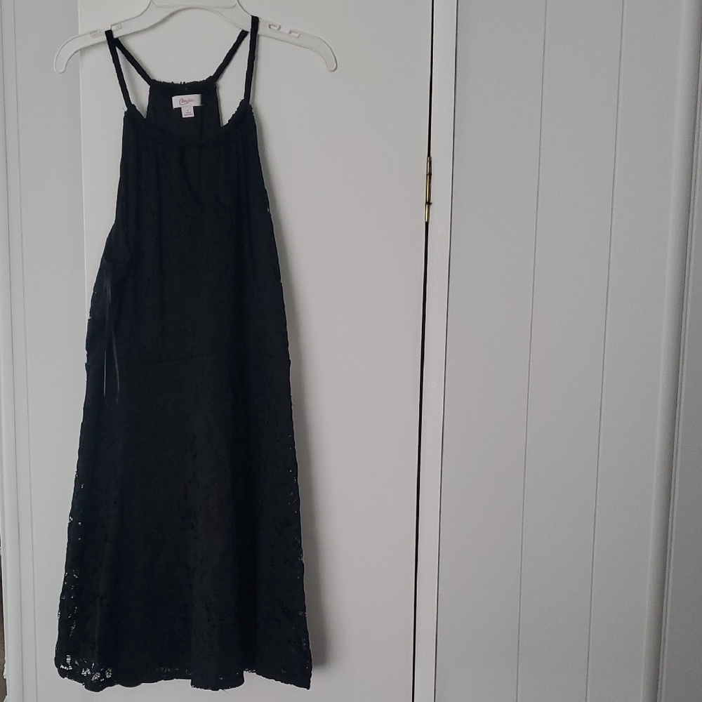 Candies NWT Black Lace Dress. Large